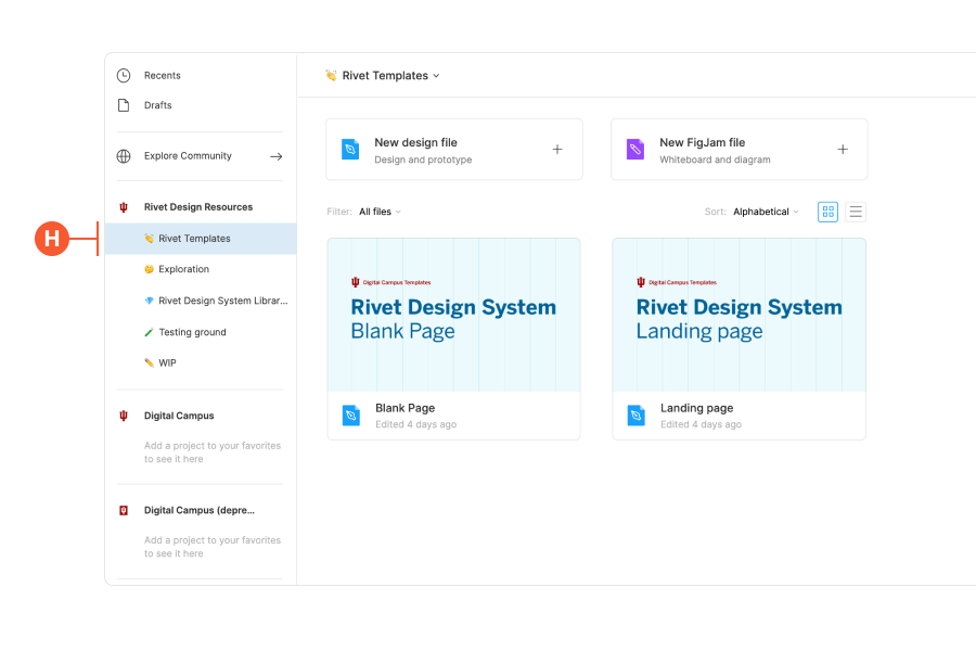 Figma interface showing how to select layout styles